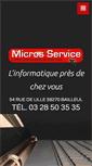 Mobile Screenshot of micros-service.fr