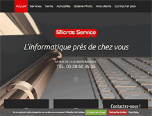Tablet Screenshot of micros-service.fr